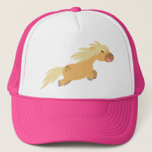 Bonita Caricatura Palomino Pony Trucker Hat