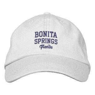 Boné Bonita Primaveras bordados com chapéu de beisebol