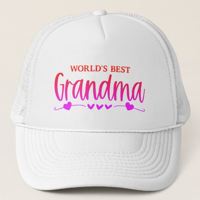 Boné Bonito! A melhor avó do mundo (Frente)