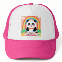 Bonito Bebê Panda Rainbow