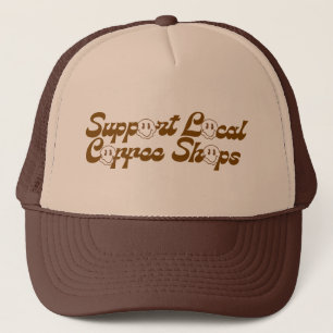 Boné Bonito chapéu de café, apoio a compradas locais de