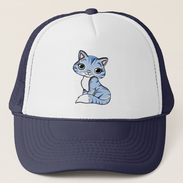 BONÉ BONITO CHEIRO DE CÉU AZUL COM OLHOS AZUIS. (Frente)