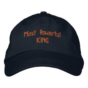 Boné bonito com Marinho impresso e potente KING -