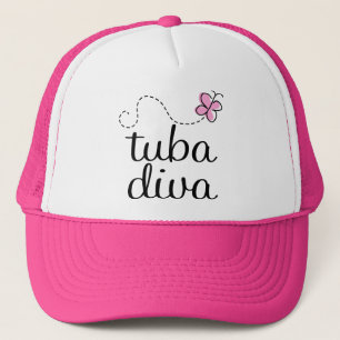 Boné bonito da diva da tuba