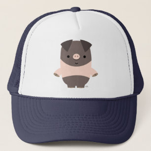 Boné Bonito e Forte Cartoon Pig Hat