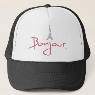 Boné Bonjour (Olá) Paris