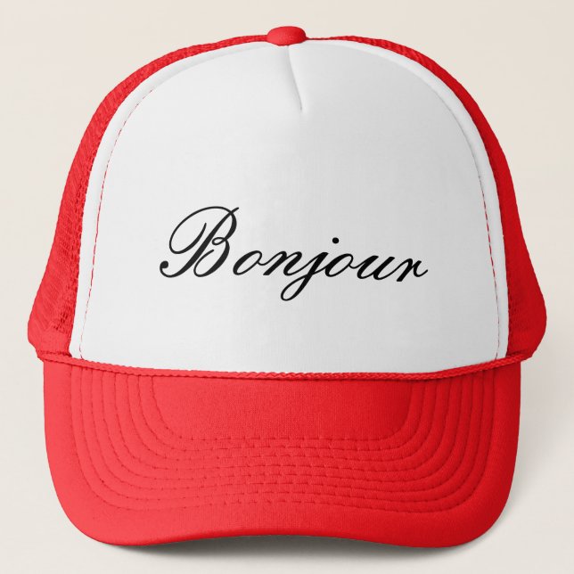 Boné Bonjour Trucker Hat (Frente)