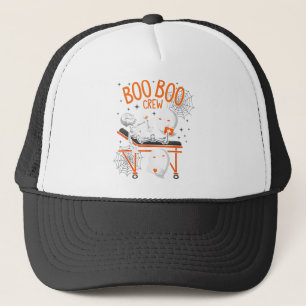 Boné Boo Boo Crew Ghost Doutor paramédico EMT Nurn Hall
