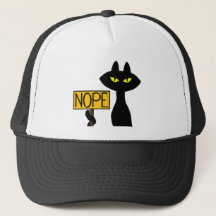 Boné Boogie Ruim -O Gato- "NÃO" Chapéus de Caminhoneiro