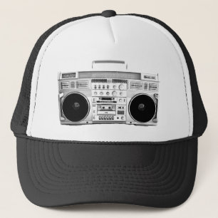 Boné Boom Box Ghetto Blaster 80s 70s Cassette player