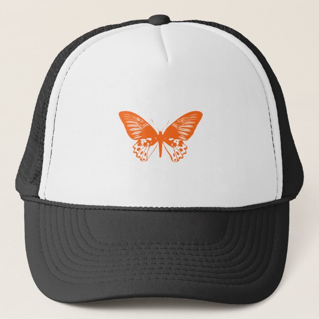 Boné Borboleta Laranja (Frente)