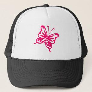 Boné Borboleta Retroativa - Vermelho Neon