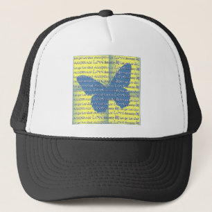 Boné Borboleta Slogan