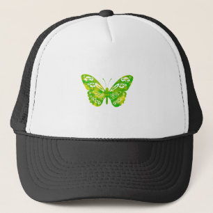 Boné Borboleta Verde