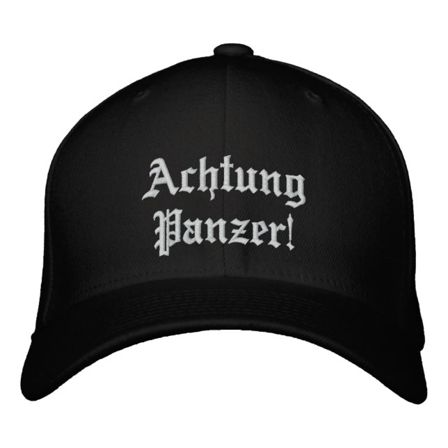 Boné Bordado Achtung Panzer! Cap/Hat (Frente)