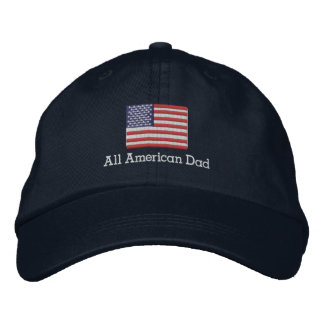 Boné Bordado All American Pai Flag Hat