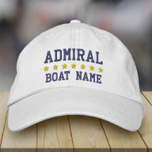 Almirante Náutico Nome do Seu Barco Branco