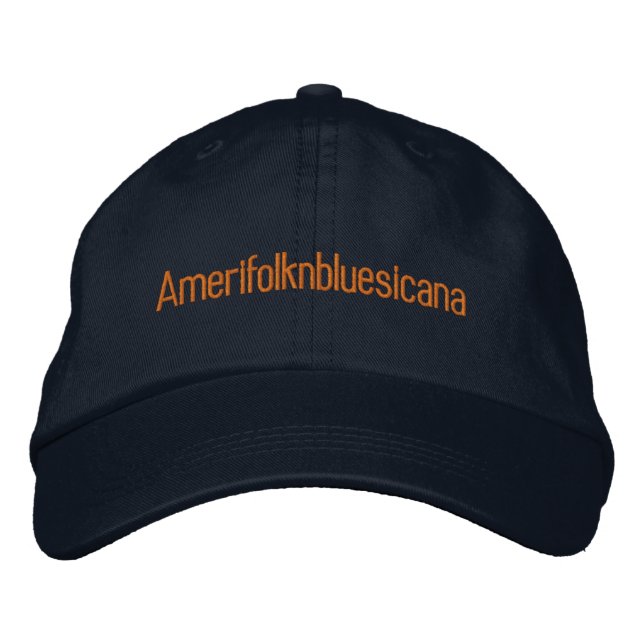 Boné Bordado Amerifolknbluesicana (Frente)