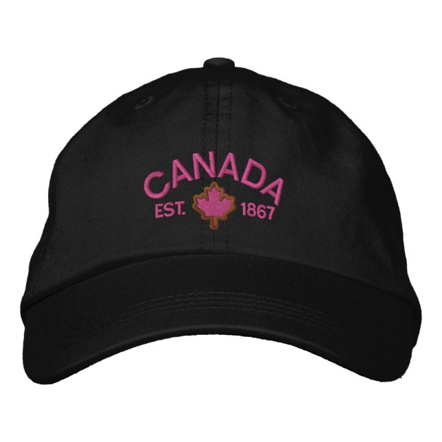 Boné Bordado Anniversário canadense Embroiderme canadense (Frente)