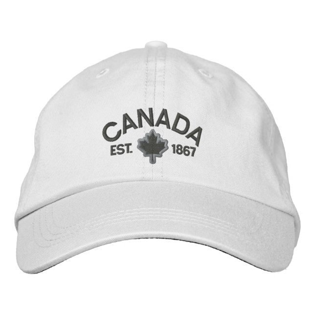Boné Bordado Anniversário canadense Embroiderme canadense (Frente)