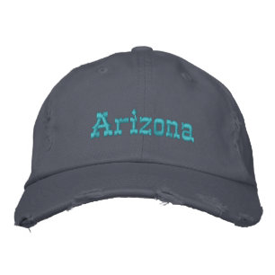 Boné Bordado Arizona Turquoise Hat