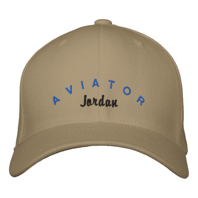 Boné Bordado Aviator Hat (Frente)