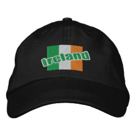 Boné Bordado Bandeira e texto patriótico irlandês da Irlanda
