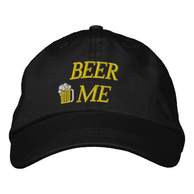 Boné Bordado Beer Me Embroiderou O Chapéu (Frente)