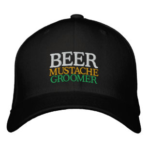 BONÉ BORDADO BEER MUSTACHE GROOMER