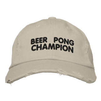 Boné Bordado Beer Pong Champion