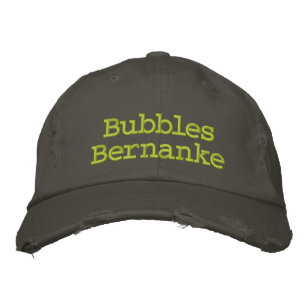 Boné Bordado Bolhas Bernanke