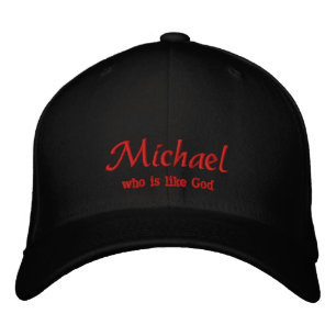 Boné Bordado Boné/chapéu do nome de Michael