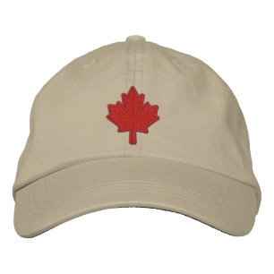 Boné Bordado Bordado canadense folha de bordo bordada