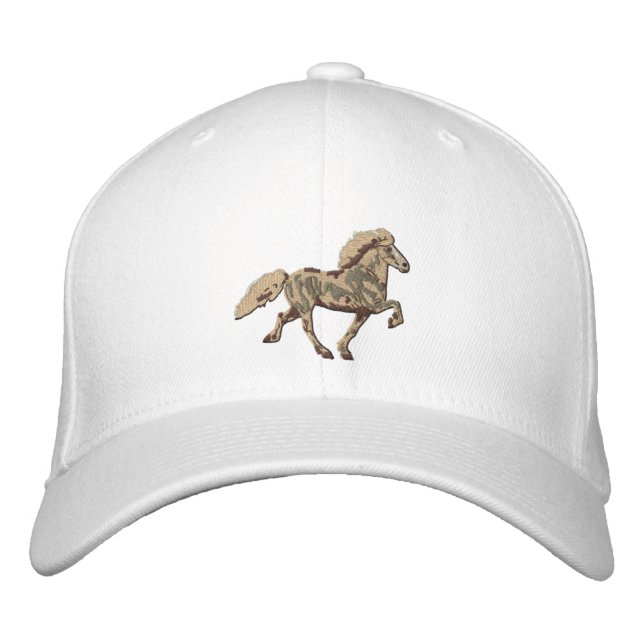 Boné Bordado Bordado da Islândia retrô da década de 1930 (Frente)