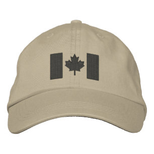 Boné Bordado Bordado de bandeira canadense