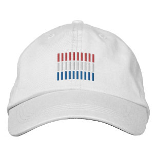 Boné Bordado Bordado de Bandeira do Luxemburgo