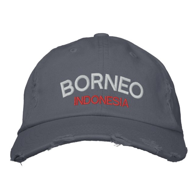 Boné Bordado Borneo Embroiderado Hat (Frente)