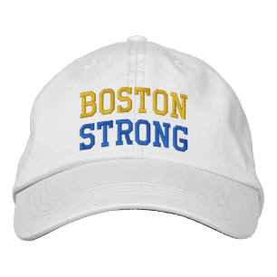Boné Bordado Boston Strong