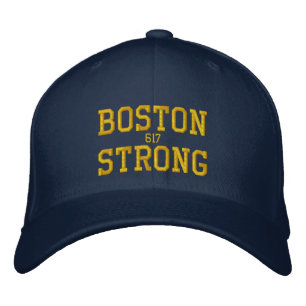 Boné Bordado Boston Strong