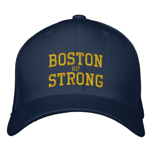 Boné Bordado Boston Strong (Frente)