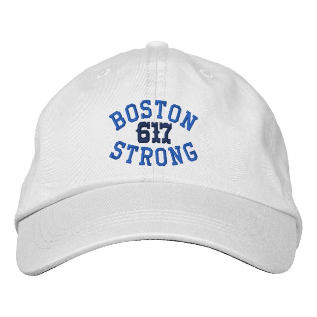 Boné Bordado Boston Strong 617 (Frente)