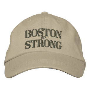 Boné Bordado Boston Strong 617