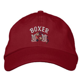 Boné Bordado Boxer Dog MOM