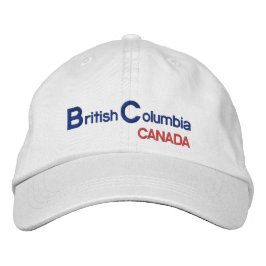 Boné Bordado British* Columbia Canada Hat