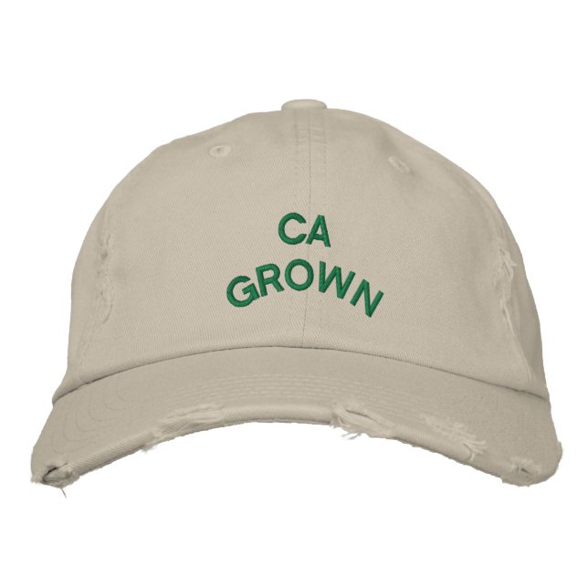 Boné Bordado CA Grown Hat (Frente)