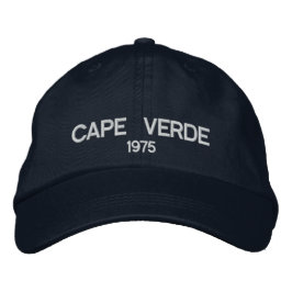 Boné Bordado Cabo Verde - Chapéu Ajustável Personalizado
