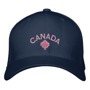 Boné Bordado Canadense Maple Leaf Embroiderme Canadá