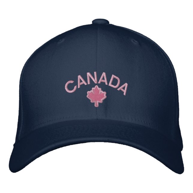 Boné Bordado Canadense Maple Leaf Embroiderme Canadá (Frente)