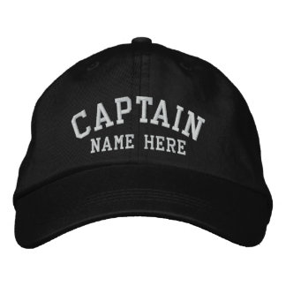 Boné Bordado Capitão - personalizável