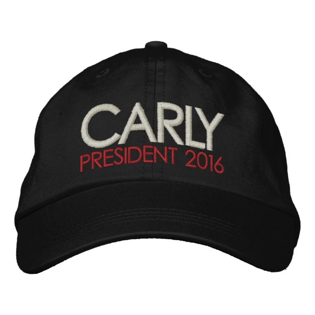 Boné Bordado CARLY FIORINA Presidente 2016 (Frente)